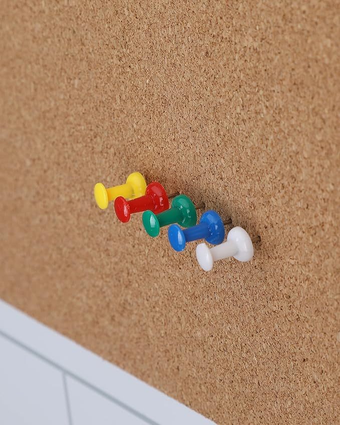 PAPERPAL 280 Assorted Color Push Pins - Image 7