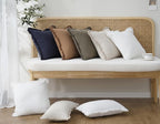 Foindtower Set of 2 Decorative Linen Fringe Lumbar Throw Pillow Covers Boho - Image 7