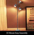 Brightech Jacob LED Standing Lamp, Modern Bright Floor Lamps - Image 3