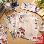 TaoBary 160 Pcs Stationery Paper Set 50 Double Sided Stationery Papers - Image 2