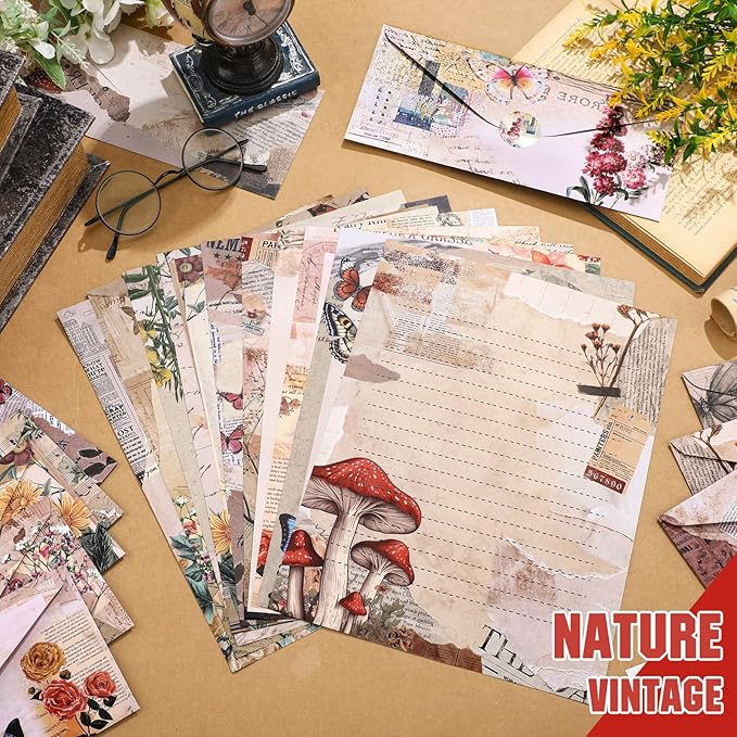TaoBary 160 Pcs Stationery Paper Set 50 Double Sided Stationery Papers - Image 2