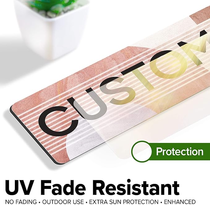 Custom Sign, Custom Street Sign, 11 Font Colors, 13 Font Styles, 4 Hole Options - Image 5