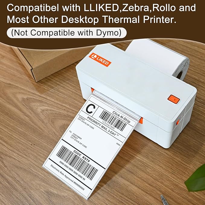 L LIKED 7, Compatible with Zebra, 250 Labels per Roll, 30 Rolls - Image 6