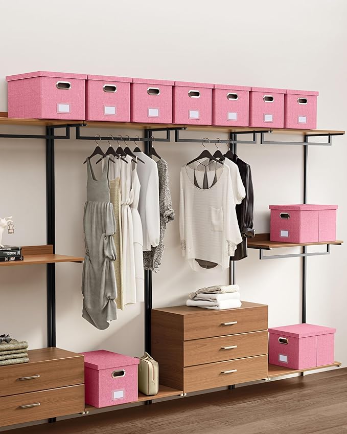 2 Pack File Storage Organizer, Filing Box, Portable File Box - Image 7