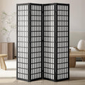 VEVOR Room Divider, 4 Panel Japanese Room Divider, Wood Folding Privacy Screen