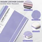 ABERLLS Purple Lined Spiral Journal Notebook - Image 4