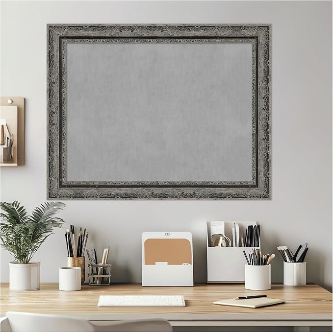 Amanti Art Black Framed Magnetic Board 22x28 Medium Vision Board - Image 7
