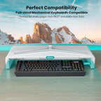 monitor stand riser, klearlook foldable, height adjustable computer, close-up detail