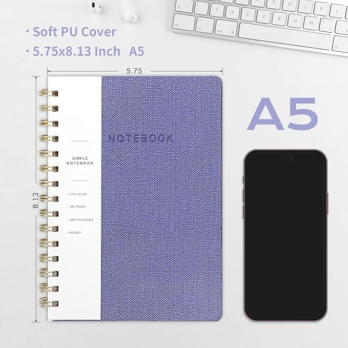 Oneirom Spiral Notebook-6.10" x 8.19" College Ruled Journal - Image 2