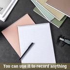 Maitys 6 Pcs Legal Pad Steno Spiral Notebook 8.5" x 11" Top Bound Spiral Pads - Image 5