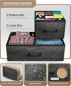 Sorbus Dresser with 5 Faux Wood Drawers - Image 5