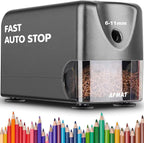 AFMAT Heavy Duty Electric Pencil Sharpener, Auto Stop Classroom Pencil by AFMAT