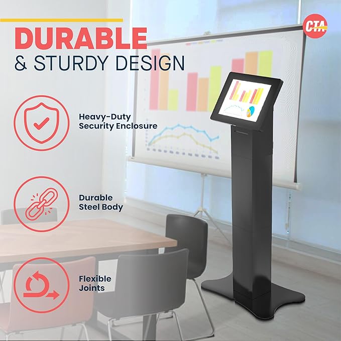 CTA Digital Locking Kiosk & Enclosure – Premium Locking Floor Stand Kiosk - Image 6
