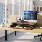 Mount-It! 38 Inch Standing Desk Converter, Sit Stand Desk Riser - Image 5