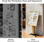 lesolar Display Menu Stand, 21x29 Inch Heavy Duty Aluminum Pedestal Sign Holder - Image 5