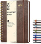 Lined Spiral Journal Notebook, A5 Hardcover Spiral Journals by Unknown