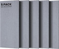 5 Pack Acoustic Panels, Premium Wall Sound Absorbing Panels, Decorative Sound by TO-TH