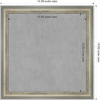 Amanti Art Silver Framed Magnetic Board 14x14 X-Small Vision Board - Image 4