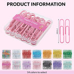 NEEWAY Colorful Large Paper Clips, 2 Inch Jumbo Paper Clips, 3 Pack of 50 - Image 2