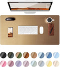 YSAGi Leather Desk Protector, Office Mat, Large Mouse Mat, Non-Slip PU Leather by YSAGi