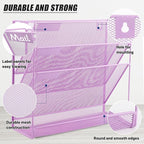 EASEPRES Desk File Organizer Mesh 4-Tier, Hanging Wall Mount Document - Image 3
