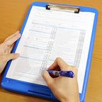 Think2Master Blue Plastic Storage Clipboard. | 25% Heavier & Sturdier| Heavy - Image 6