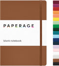 PAPERAGE Blank Journal Notebook, 160 Pages, Medium 5.6 inches x 8 inches by PAPERAGE