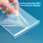 Acrylic Sign Holder 4x6, 15 Pack Clear Double Sided Menu Vertical Display Stand - Image 6