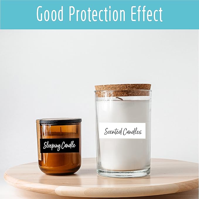 500 PCS Label Protectors, Transparent Waterproof Clear Wafer Seal Stickers - Image 5