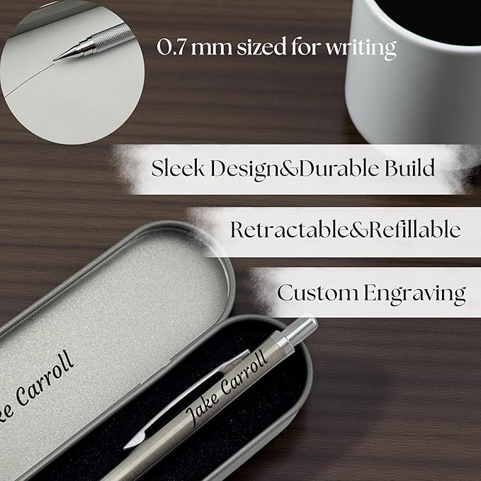 ELMA VADA STUDIO Custom Engraved Mechanical Pencil – Personalized 0.7mm - Image 4