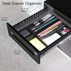 EsOfficce Drawer Organizer, Desk Organizer, Desk Drawer Organizer - Image 2