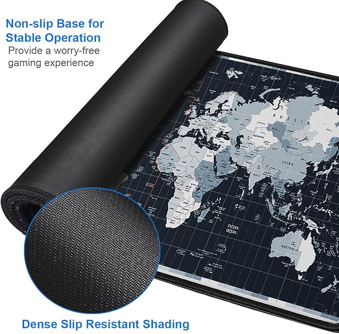 Large Gaming Mouse Pad with Stitched Edges, 31.5x15.7 in Extended Computer - Image 4