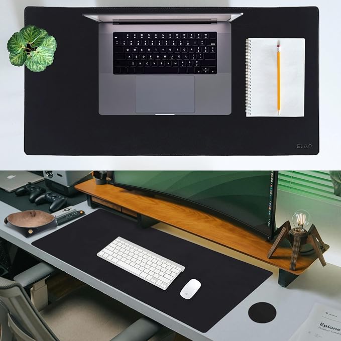 Elizo Leather Desk Mat Desk Pad Blotter Set - Image 6