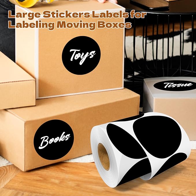 3 Inch Round Color Coding Labels - Image 5