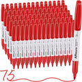 Affisure Red Permanent Markers Bulk, Quick Drying and Fade Resistant, Fine by Affisure