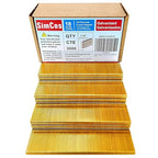 SimCos 18 Gauge 1/4" Narrow Crown Staples, Galvanized Upholstery Staples by SimCos