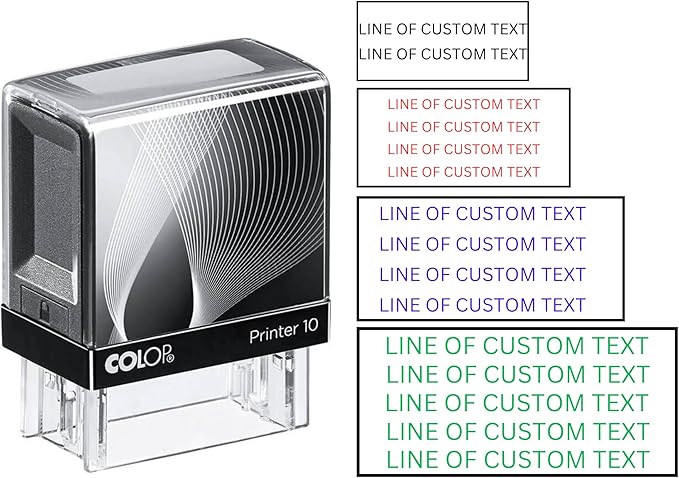 5 Lines Customized Stamp by Stampi