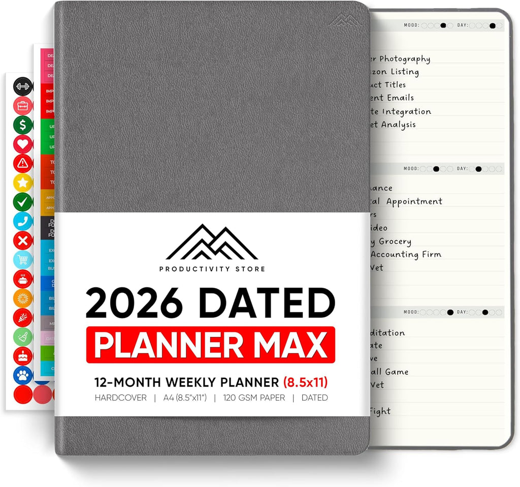 Dated, 2026 Planner, 8.5" x 11"