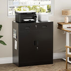 TaskStorz Metal Storage Cabinet 36" H, Garage Storage Cabinet - Image 2