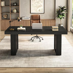 Tribesigns 63" Executive Desk, Large Office Computer Desk - Image 5