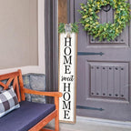 LuZhiQiang Welcome Sign for Front Porch Outdoor Home Sweet Home, Rustic Outside - Image 7
