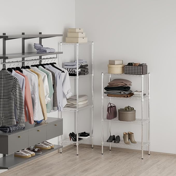 Regal Altair 14" Deep x 30" Wide x 54" Height Wire Shelving Kit | 4-Tier | NSF - Image 7