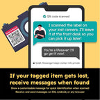 Lost Item Labels | Secure, Private Messaging Tags - Image 3