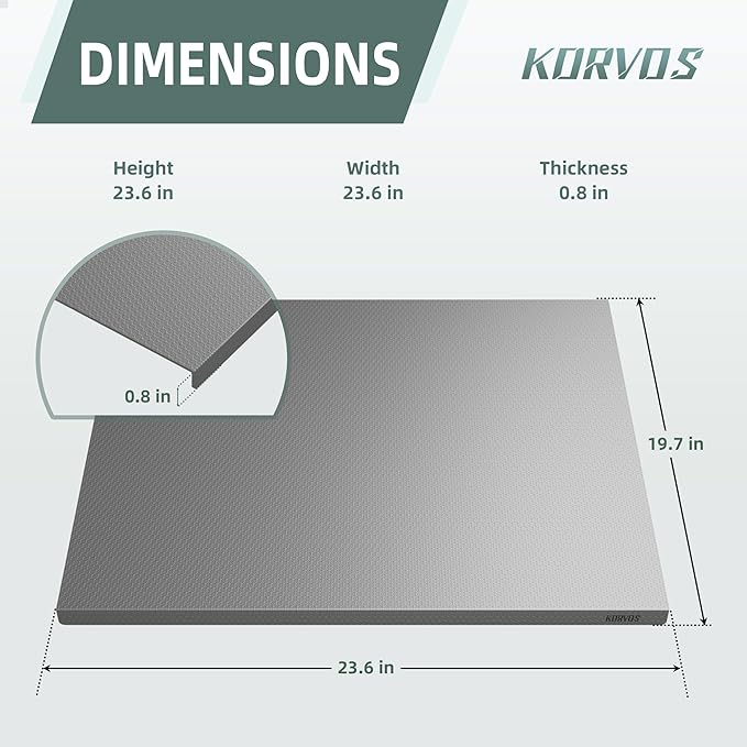 KORVOS 304 Stainless Steel Cutting Board, Large Size 23.62"x19.68" Heavy Duty - Image 8