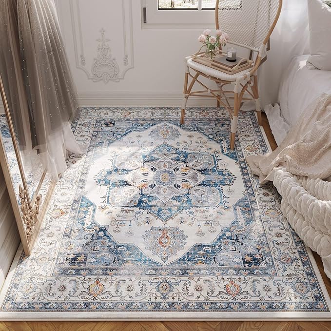 Rugcomf Vintage Medallion 4'x6' Rug - Image 5