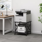 Fannova 2 Tier Large Printer Stand, 23.6 x 23.6 x 22.6 Inches Square Printer - Image 3