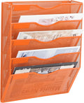 EASEPRES 5 Pocket Mesh Hanging Wall File Organizer, Wall Mounted Mail Paper by EASEPRES