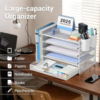OPNICE Desk Organizer, 5-Tier Paper File Organizer - Image 3