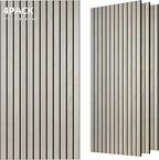 TO-TH Wood-Look Acoustic Panel, 4 Pack 47.2” x 23.6” Soundproof Wall Panels by TO-TH