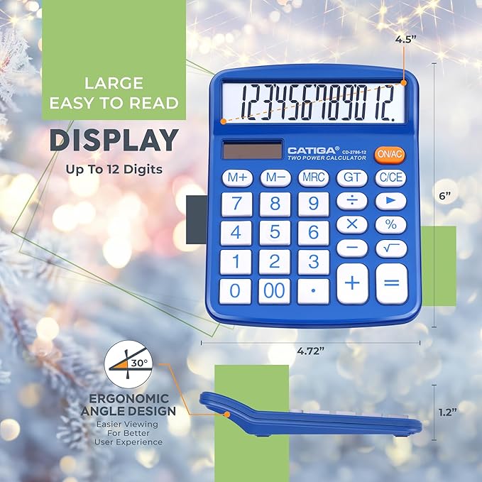 CATIGA Desktop Calculator 12 Digit - Image 4